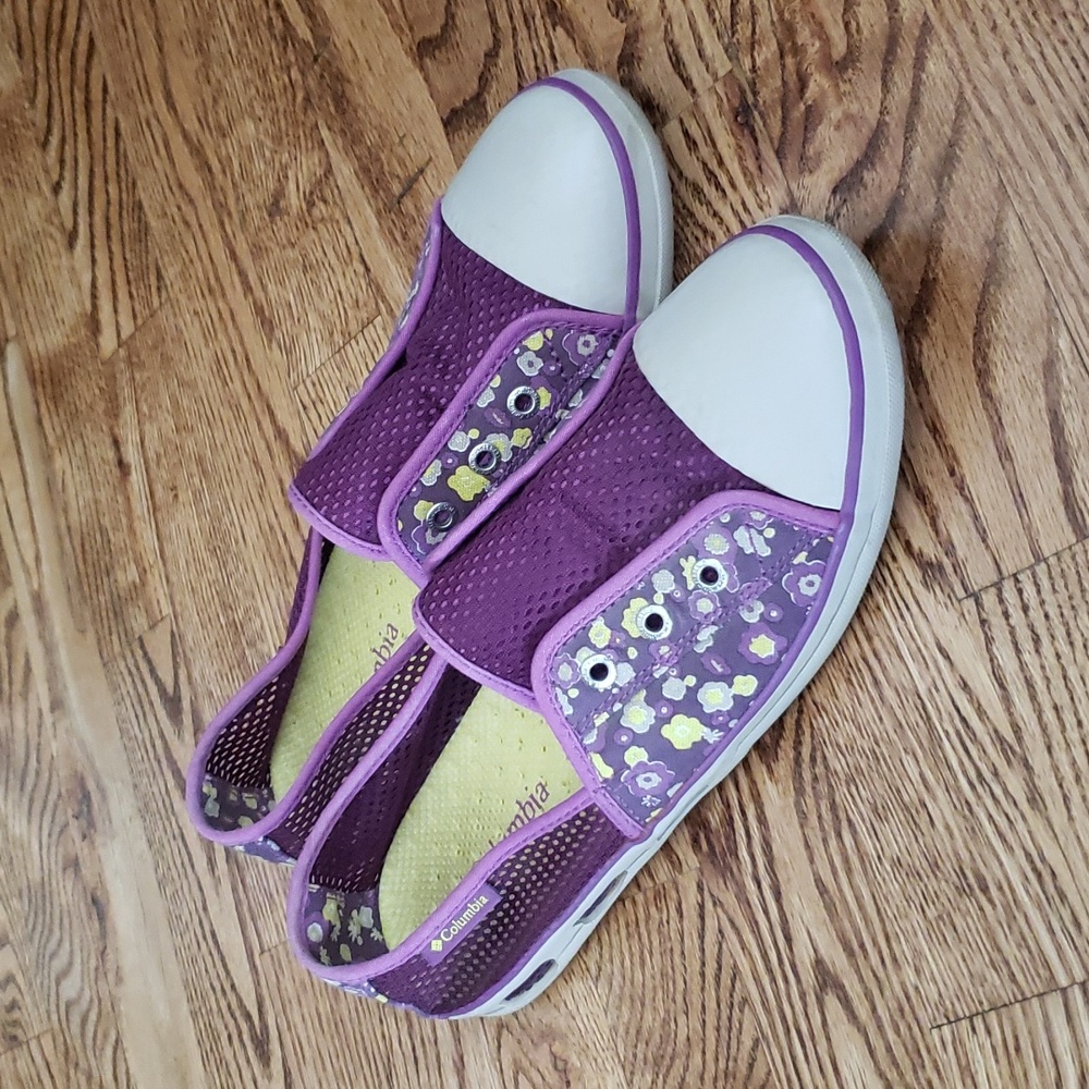 (10) Columbia Floral Slip On Nautical Girlhoodcore Streetwear Casual Comfortable